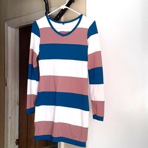 Striped dress size M